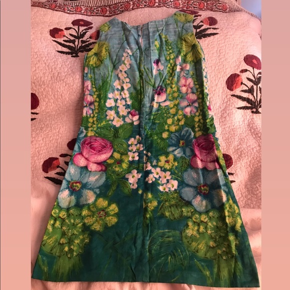 Vintage beautiful floral shift dress - Picture 11 of 11